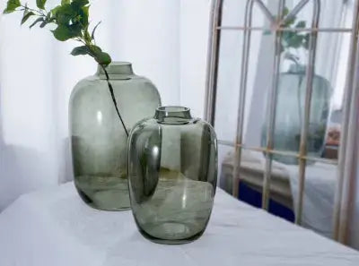 Glass table Vase- Set of 2