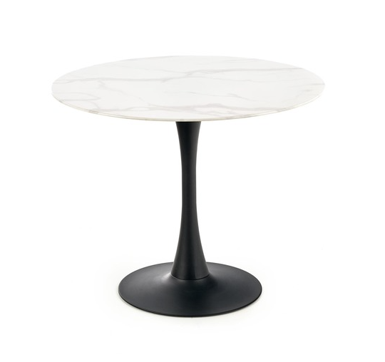 Simple minimal center table with marble top