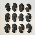 Human Face Essence Terracotta Wall Mural- set of 12