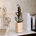 Lady dancing on water center table decor- 1 piece