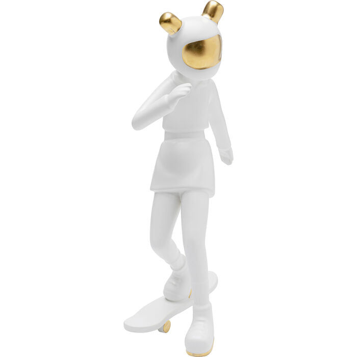 Skating Astronaut Girl glossy table decor