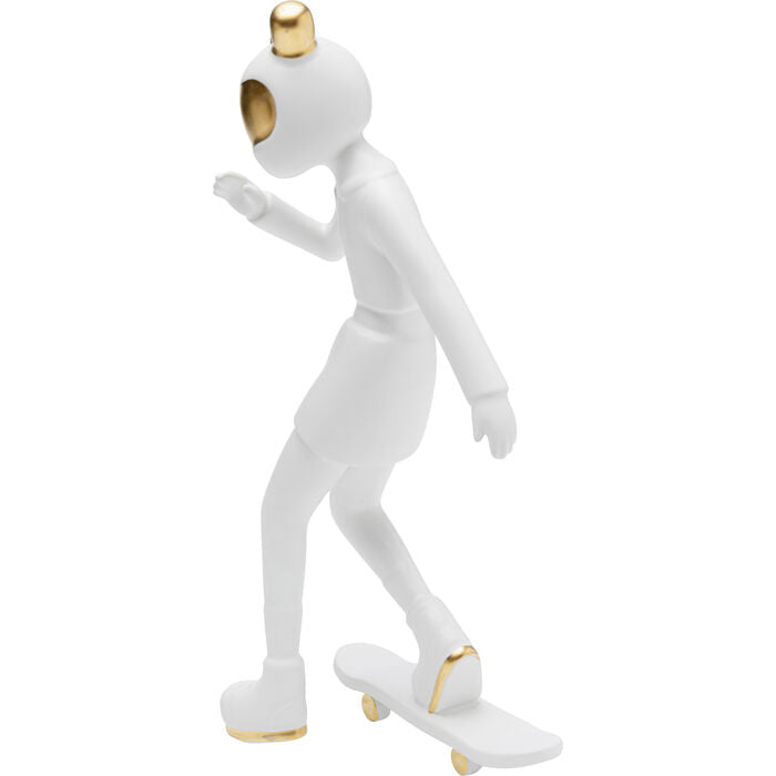 Skating Astronaut Girl glossy table decor