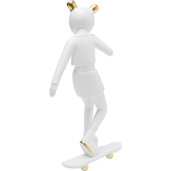 Skating Astronaut Girl glossy table decor