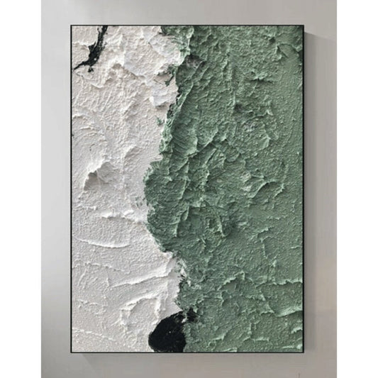 Luxe Beige White 3D Plaster Wall Art for Homes