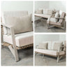 Outdoor Sofa Set – All-Weather Rattan Cushions