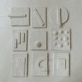 Sacred Elements Terracotta Wall Mural- set of 9