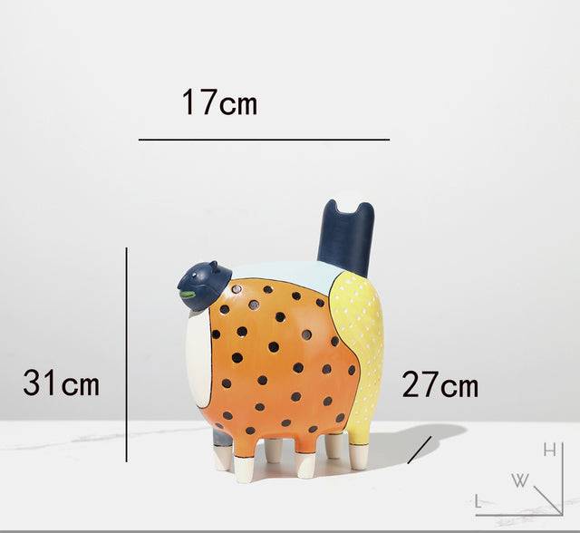 Polka Dot Cat table decor