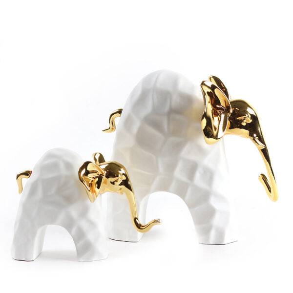 Baby Elephant Ceramic table decor- Set of 2