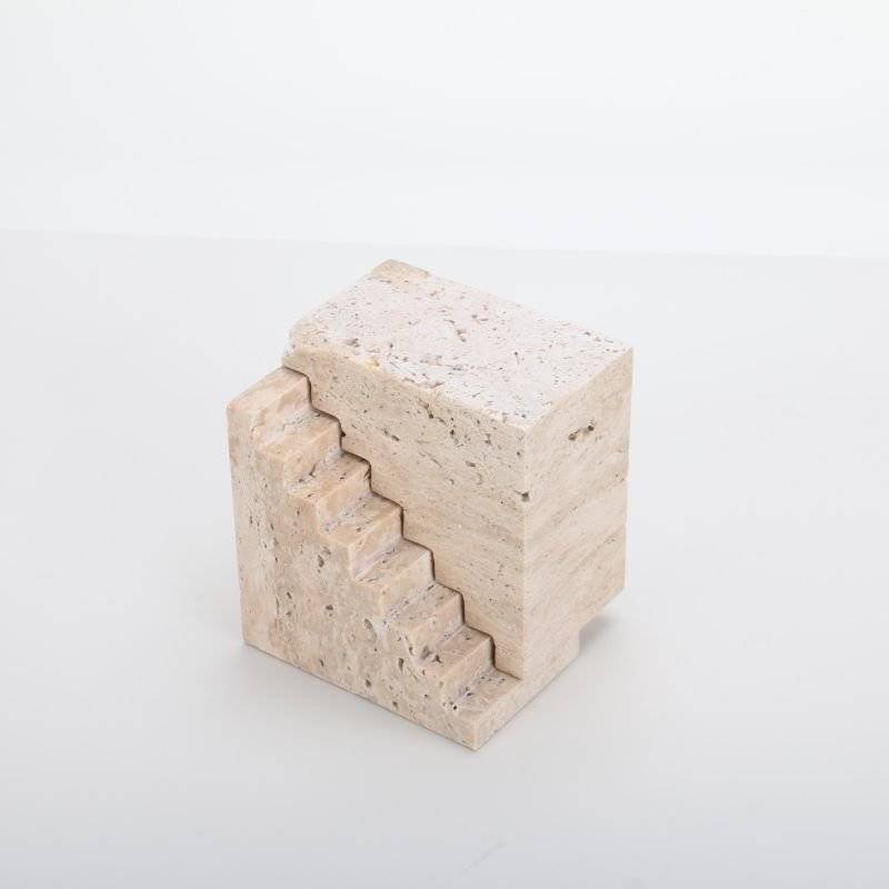 Stair Cube Marble table Sculpture - 1 Piece