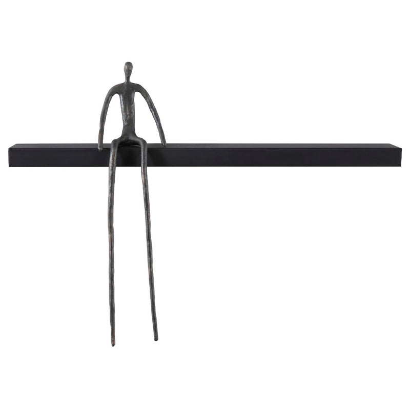 Seated Thin Men Table Shelf Decor - 1 piece