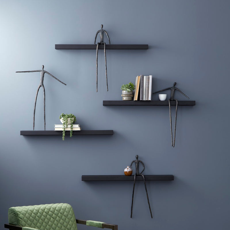 Seated Thin Men Table Shelf Decor - 1 piece
