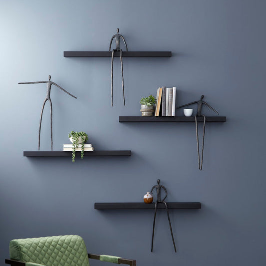 Seated Thin Men Table Shelf Decor - 1 piece