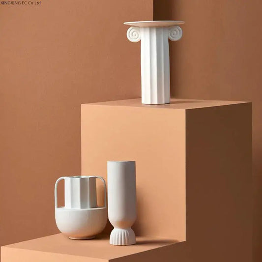 Roman Style stoneware ceramic table ceramic vase