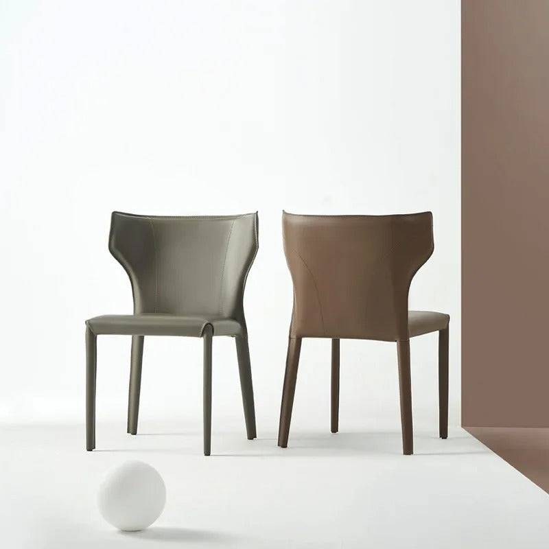 a couple of chairs sitting next to each other
