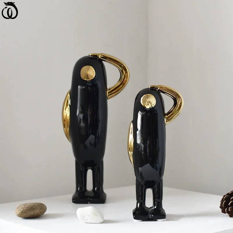 Penguin Ceramic table decor