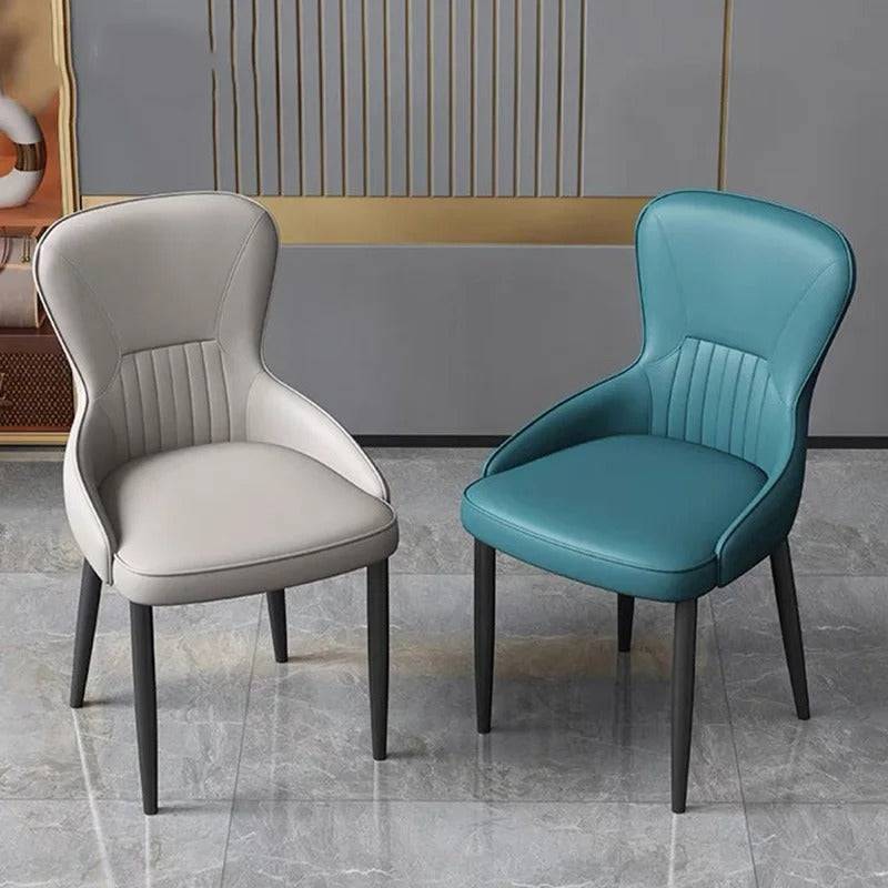 a couple of chairs sitting next to each other