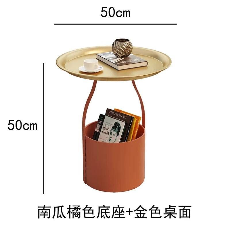 Basket style Minimalistic sofa side table