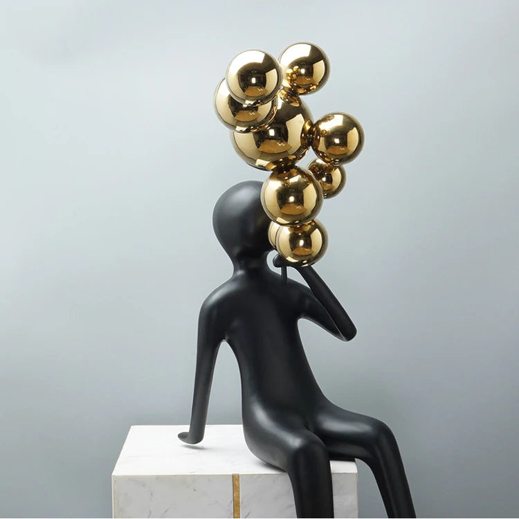 Blowing  bubbles Fiber Sculpture chandelier