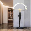 Lampadaire Fiber Sculpture chandelier Floor Lamp Human Lady Shaped