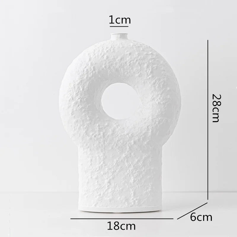 Geometry Circular Ceramic Vase