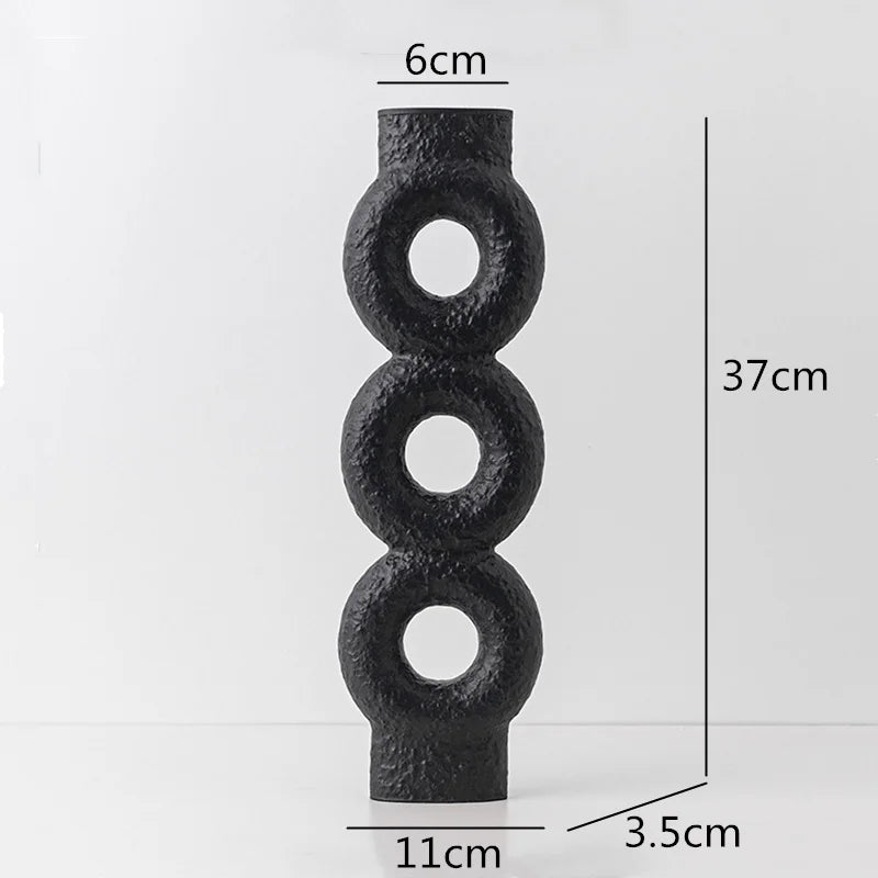 Geometry Circular Ceramic Vase