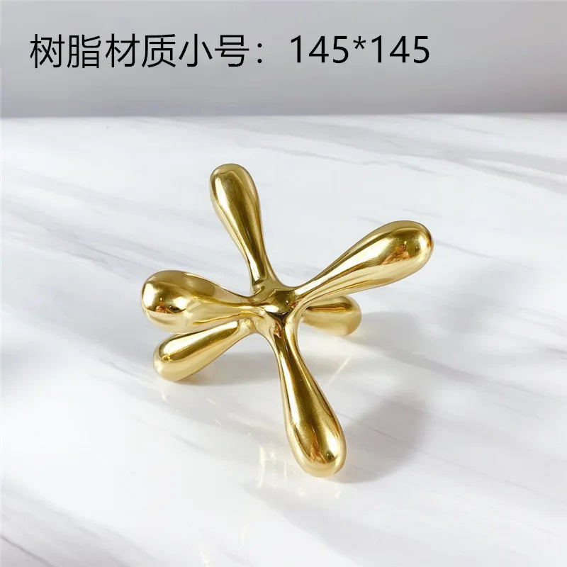 Crystal cross paper-weight table decor