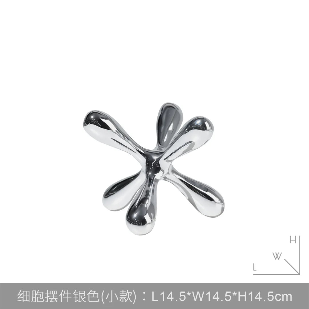 Crystal cross paper-weight table decor