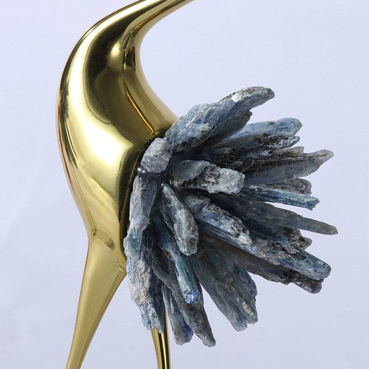 Crystal Crane table decor - set of 3