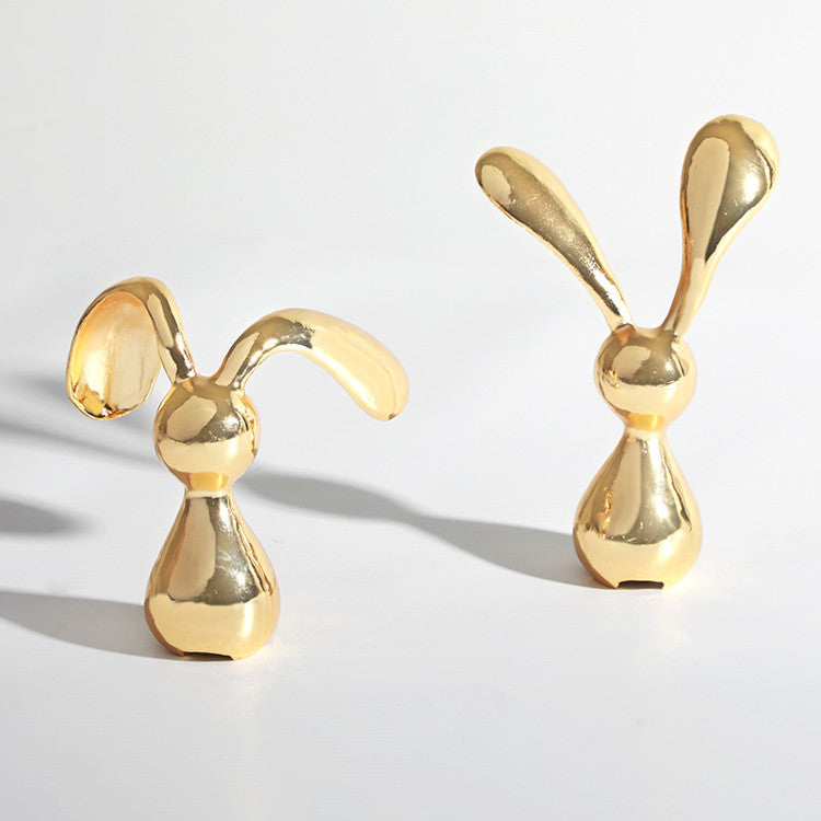 Crystal rabbit statue - 1 piece