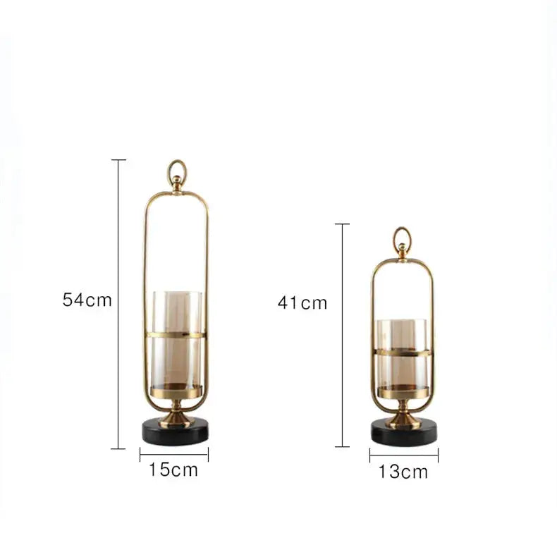 Brown glass Tabletop Vase
