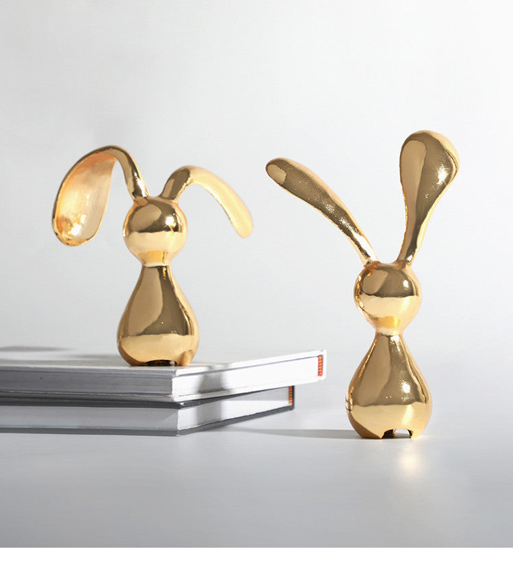 Crystal rabbit statue - 1 piece