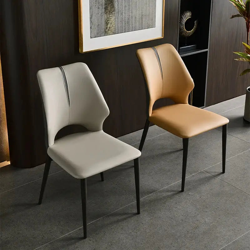 a couple of chairs sitting next to each other