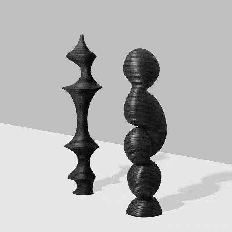 Geometric Ornament table decor - set of 2