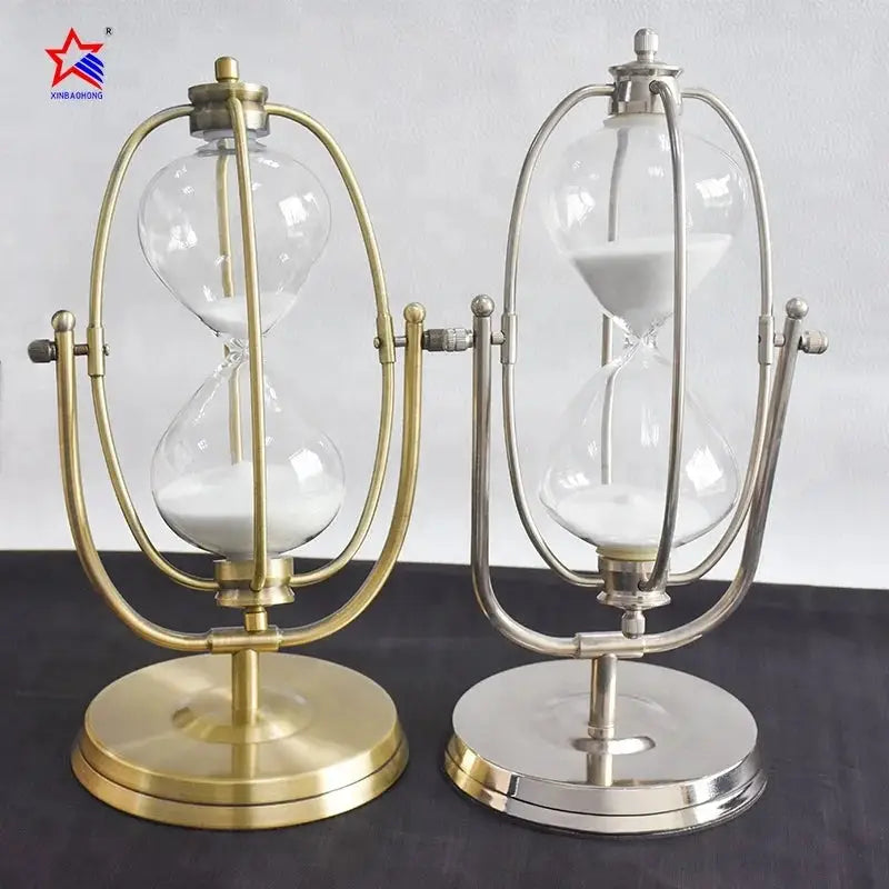 Vintage Rotating Hourglass table decor - 1 Piece