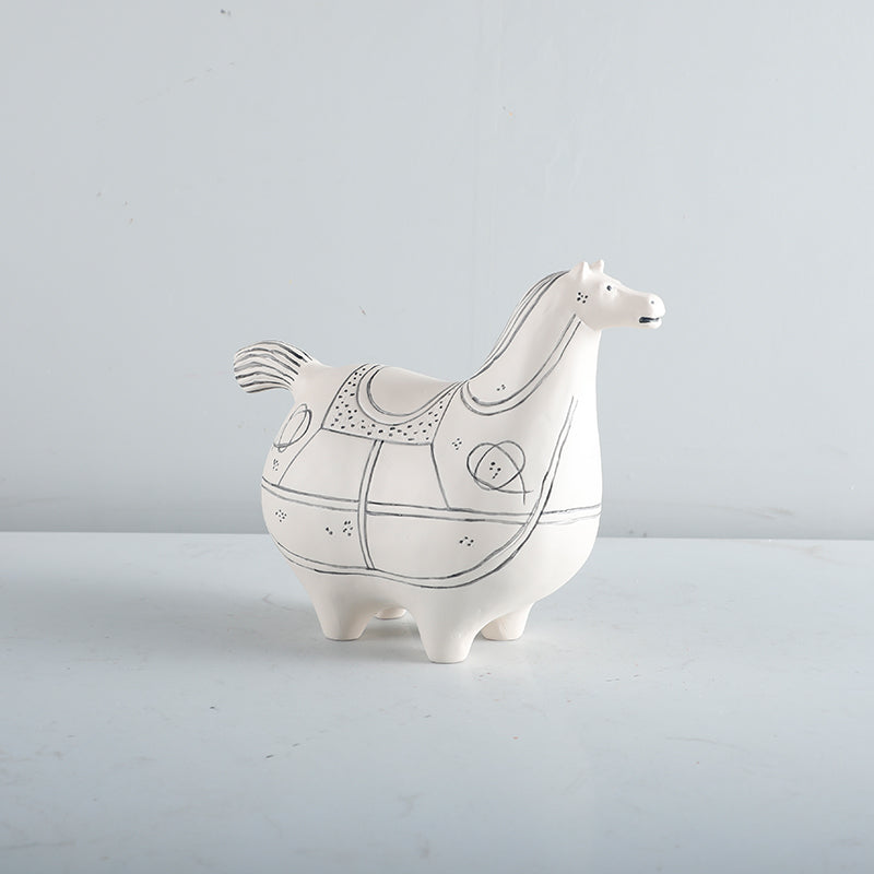 Hand Painted Designer Horse for table Decor - Set of 2