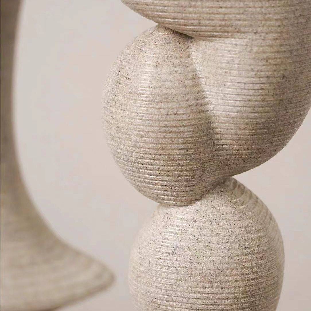 Geometric Ornament table decor - set of 2