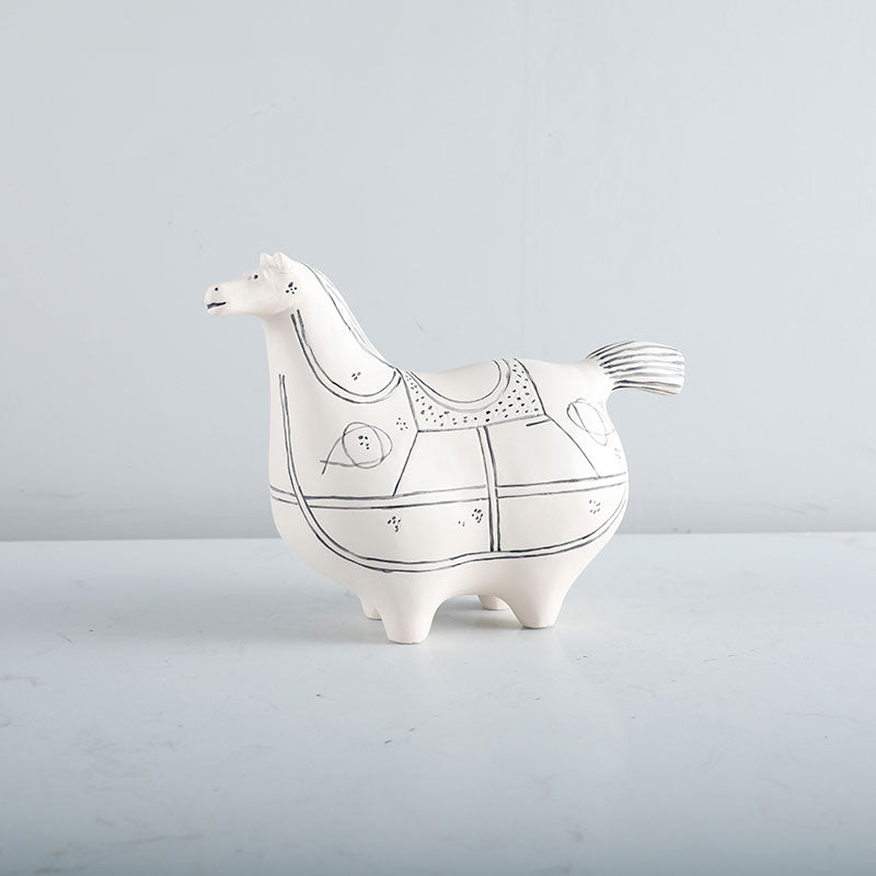 Hand Painted Designer Horse for table Decor - Set of 2
