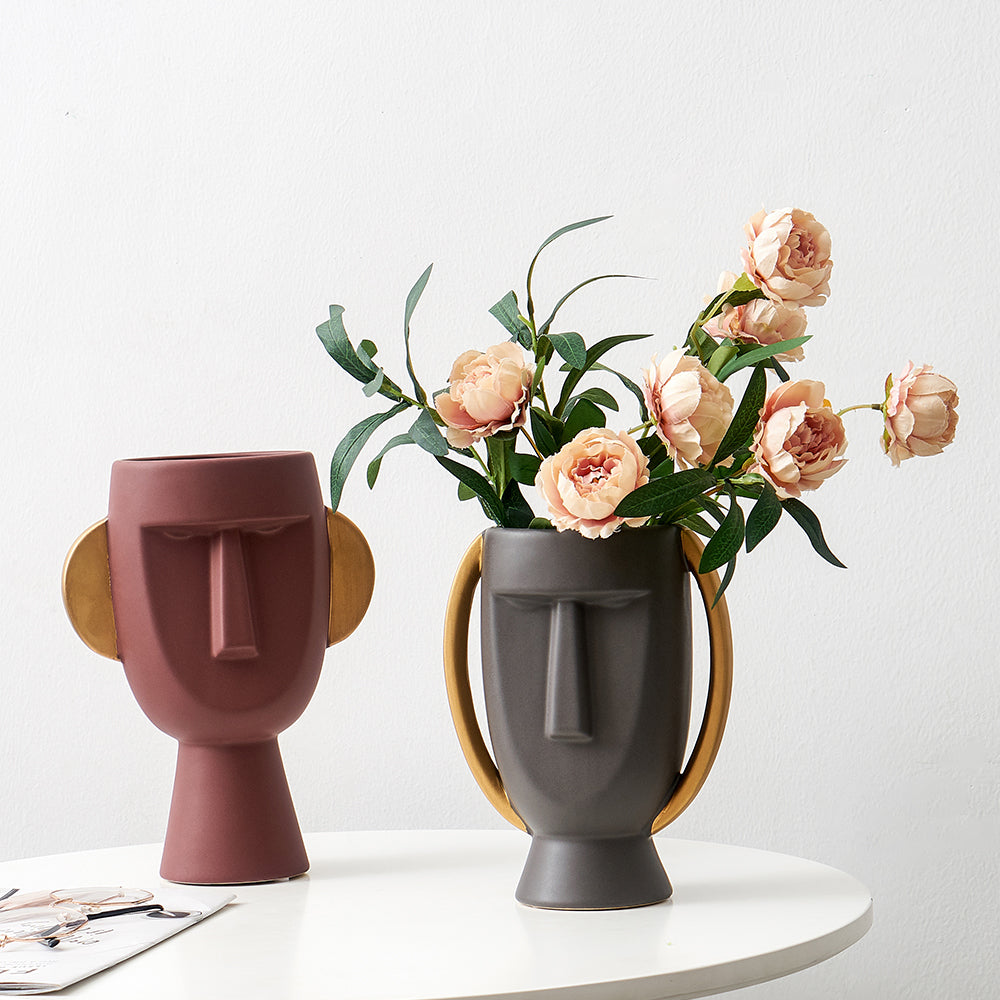Nordic Ceramic Flower pot vase - set of 2