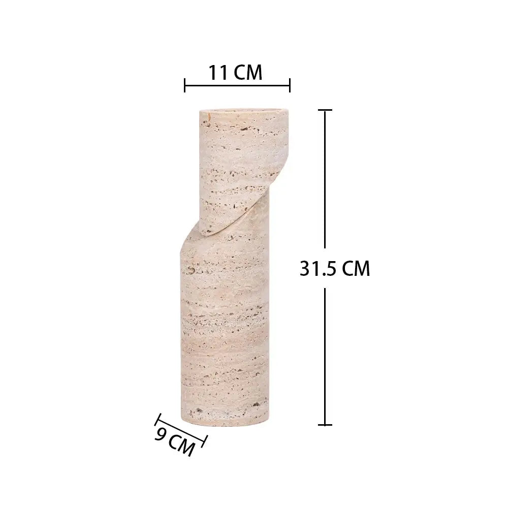 Abstract Marble Candle Holder - Set of 3