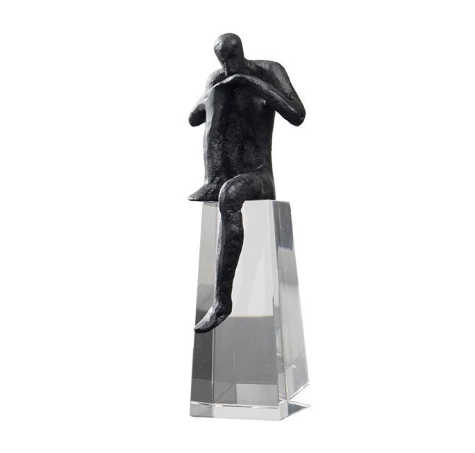 Men Thinking Seated 10inch