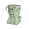 Cute optical laid boy face Ceramic table Vase