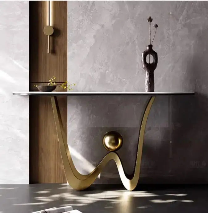 Vega Nordic Luxury Marble Console Table