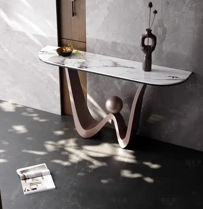 Vega Nordic Luxury Marble Console Table