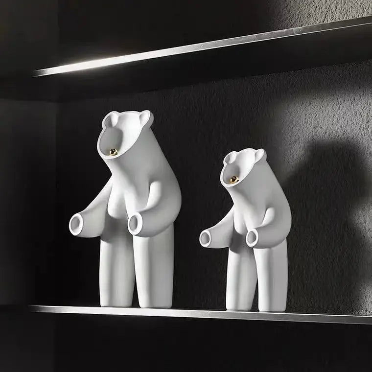 Panda Figurine table decor - Set of 2