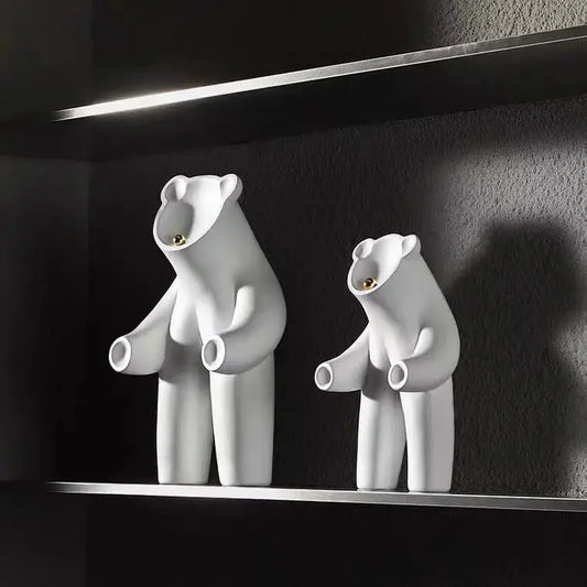 Panda Figurine table decor - Set of 2