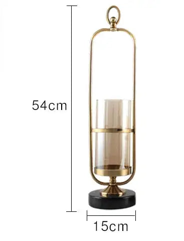 Brown glass Tabletop Vase