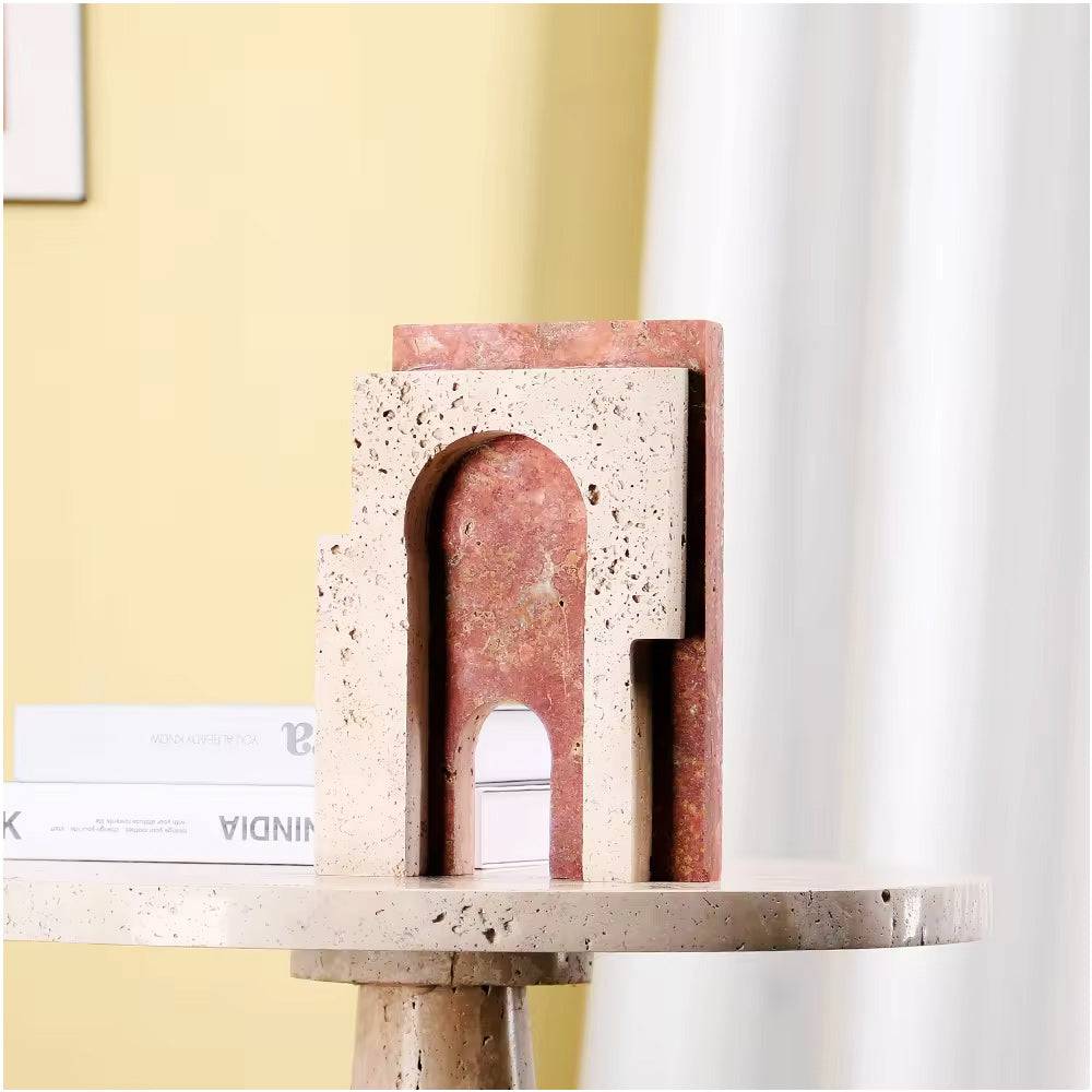 Gate of Arch marble table sculpture - 1 Piece