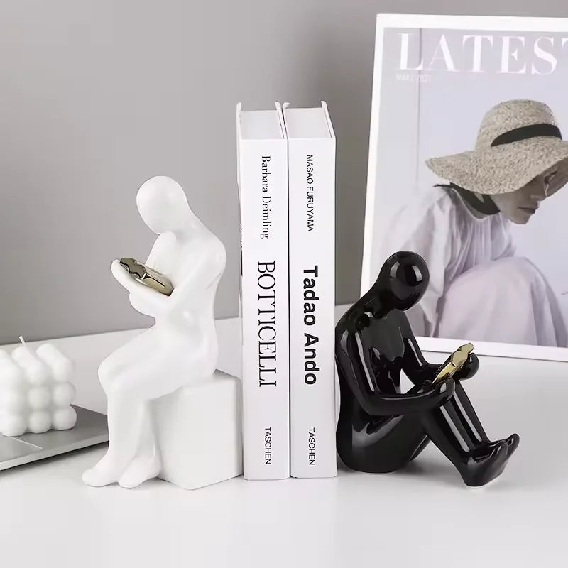 Book Students Reading Bookends - set of 2