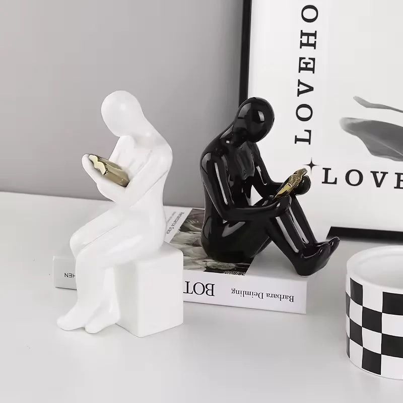 Book Students Reading Bookends - set of 2