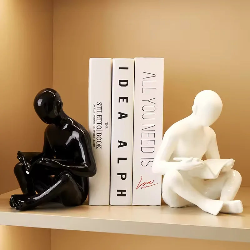 Book Students Reading Bookends - set of 2